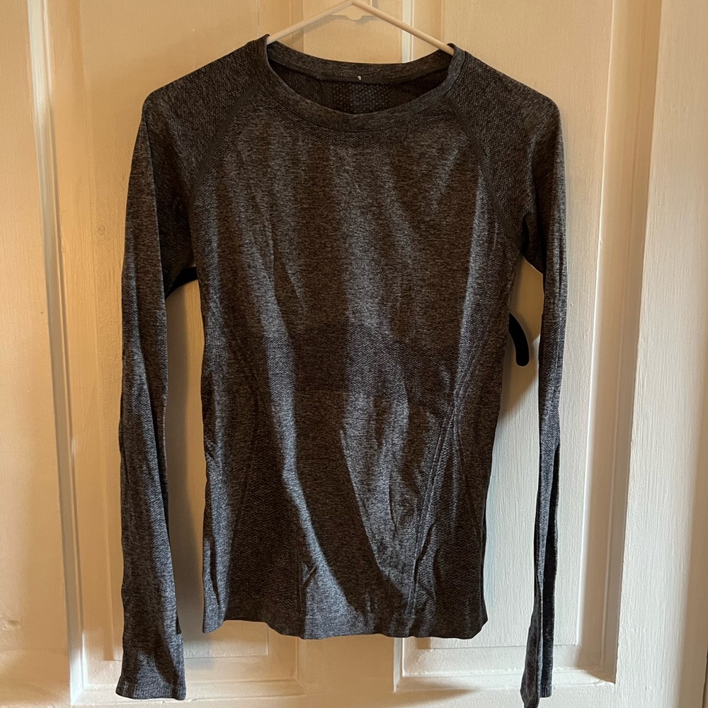 Snug warm flexible workout top